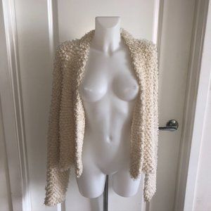 HALOGEN | Teddy Bear Open Cardigan